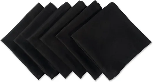 Miniatura 28 de DII - Juego de servilletas de colección sólida, 20x20 pulgadas, Azul ancla, 6