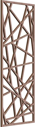 Miniatura 72 de Conway Paneles de pared decorativos de madera con calado, 9 3/8 pulgadas de ancho x 24 3/8 pulgadas de alto x 1/4 de alto, aliso