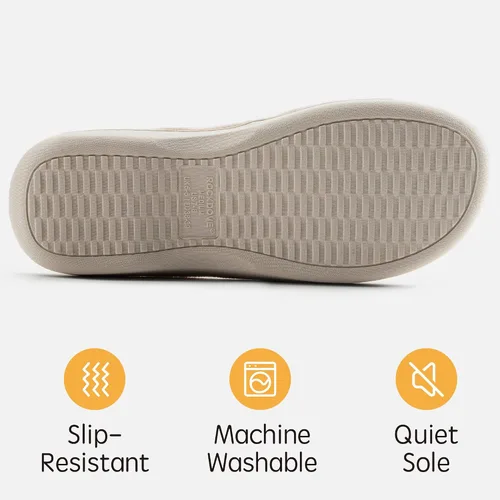 Miniatura 5 de RockDove - Pantuflas de espuma viscoelástica ajustables con envoltura para mujer