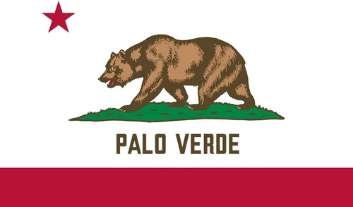 Palo Verde California Flag Sticker Decal Mega Deal 6 Stickers for This California City or Location