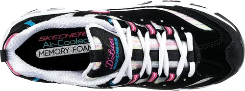 Miniatura 6 de Skechers D'Lites-Life Saver - Tenis de espuma viscoelástica con cordones para mujer
