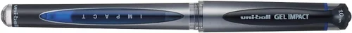Miniatura 5 de Uniball Uni-Ball UM-153S Gel Impact - Bolígrafo de gel de 0.039 pulgadas, cuerpo elegante y ligero, tinta ultra suave, tinta azul, paquete de 1