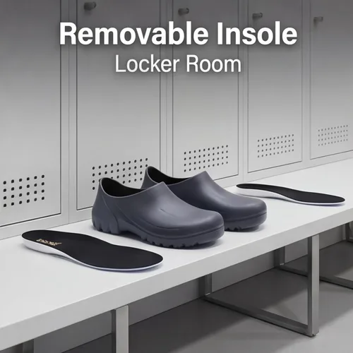 Miniatura 2 de FLIOZY Zuecos de trabajo antideslizantes para hombres y mujeres, zapatos de chef de EVA impermeables, zapatos de cocina y enfermería