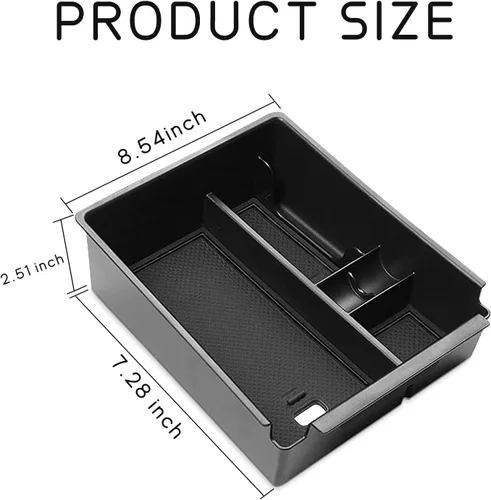 Miniatura 7 de POSAID Organizador de consola central para Hyundai Santa Cruz 2022 2023 2024 Bandeja de reposabrazos de consola central para Hyundai Tucson NX4 2022