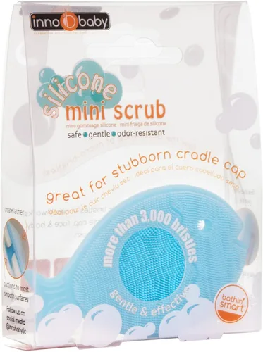 Miniatura 7 de Innobaby Bathin Smart - Cepillo de silicona para bebé, esencial para piel seca y eczema, exfoliante suave con mango de succión, silicona de secado