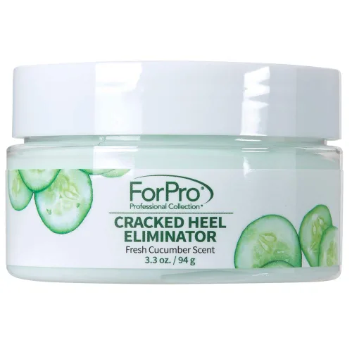 ForPro - Eliminador de talón agrietado, 3.3 onzas, aroma de pepino fresco, tratamiento de reparación intensivo para talones ásperos, secos y
