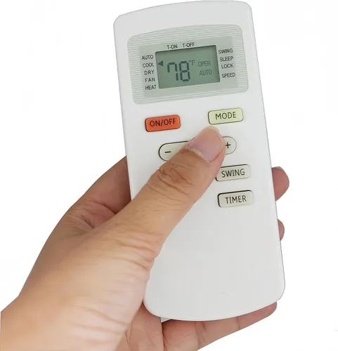 Miniatura 9 de Mando a distancia de repuesto YX1FF YX1F compatible con aire acondicionado Soleus Air Soleus GH-PAC-10E5 (pantalla tanto en Fahrenheit como Celsius)