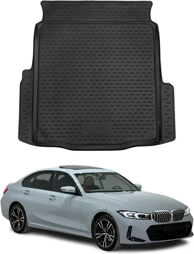 Miniatura 13 de OMAC Alfombrillas para BMW Serie 3, E46, E90, E91, E92, alfombrillas de coche para todo tipo de clima, 3D, ajuste personalizado, alfombrilla de goma