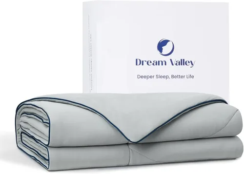 Miniatura 14 de Dream Valley® Outlast® Deepsleep Edredón Refrescante, Tamaño Throw, Manta Refrescante con Tecnología Espacial Grado NASA para Personas que Duermen