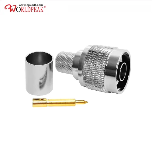 Miniatura 2 de Conector coaxial N Conector macho Conectores de crimpado para cable coaxial RG213