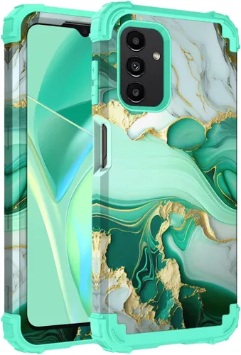Miniatura 93 de Hocase Funda para Galaxy A37 5G, protección resistente a prueba de golpes, parachoques de goma de silicona suave+funda protectora híbrida