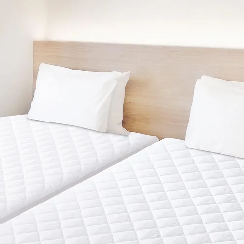 Miniatura 12 de Protector de colchón de tamaño King, impermeable, lavable, funda acolchada, protección de cama ajustable, almohadilla de cama de plástico sin ruido