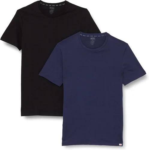 Diesel Paquete de 2 camisetas Lounge Randal con logotipo para hombre, multicolor