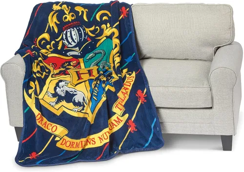 Miniatura 5 de Northwest Manta Micro Raschel de Harry Potter, 46 x 60 pulgadas, Rayas de la Casa Casa Pinstripes