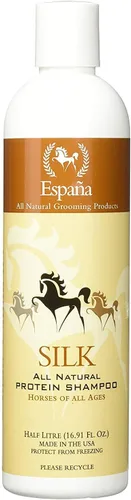 Miniatura 3 de Espana Silk ESP0020E Champú de proteína de seda especialmente formulado para caballos, 33.82 onzas