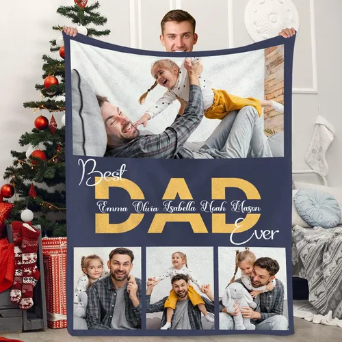 Miniatura 8 de SalaGraphics Manta personalizada con fotos, texto, regalos personalizados para parejas, mantas con fotos con mis propias fotos, mantas 5 Fotos