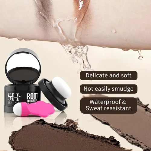 Miniatura 4 de Polvo para Línea de Cabello Sevich 2.0, Oculta Instantáneamente la Pérdida de Cabello, Polvo para Toque de Raíces, Sombra de Cabello para Mujeres