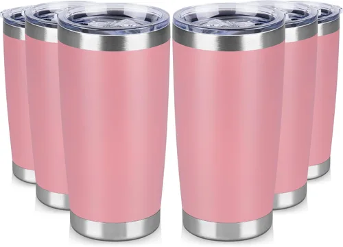 Miniatura 23 de Vaso Térmico de 20 oz de Acero Inoxidable Vasos Térmicos a Granel con Tapa Aislamiento de Doble Pared Tazas de Café Térmicas para Bebidas Calientes