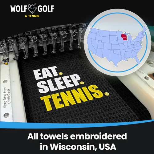 Miniatura 9 de Toalla de tenis Toalla de tenis para dormir Toallas de tenis bordadas para hombres Toallas de tenis personalizadas para mujeres Accesorio