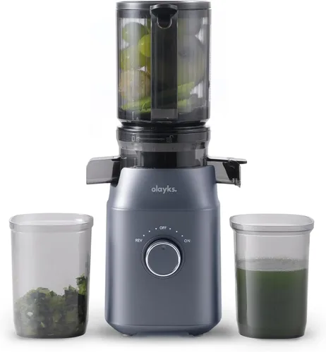 Miniatura 9 de Máquinas exprimidoras, exprimidor de prensa en frío con canal de alimentación grande de 4.3 pulgadas para frutas y verduras enteras, máquina Negro