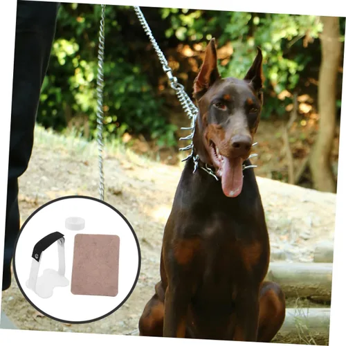 Miniatura 8 de YARNOW Adhesivos para orejas de perro, cinta para orejas de perro, kit de limpieza de orejas para perros, soporte para orejas para perros, soporte