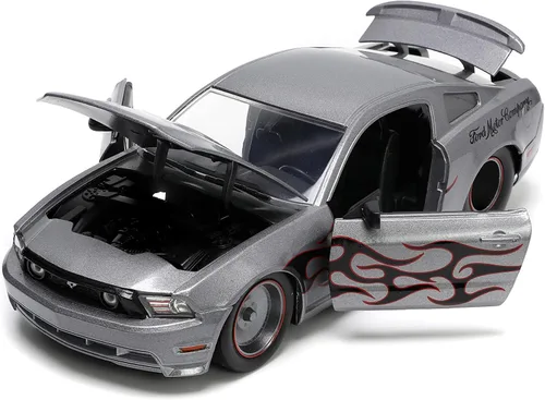 Miniatura 6 de Jada Toys Big Time Muscle 1:24 2010 Ford Mustang GT - Coche fundido a presión, juguetes para niños y adultos