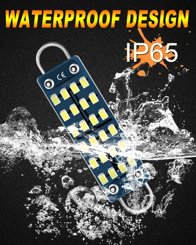 Miniatura 7 de QasimLED 44MM 1.73" Bombilla LED Festoon de bucle rígido para auto 2016 Chip superbrillante 211-2 212-2 561 578 lámparas de domo de lectura
