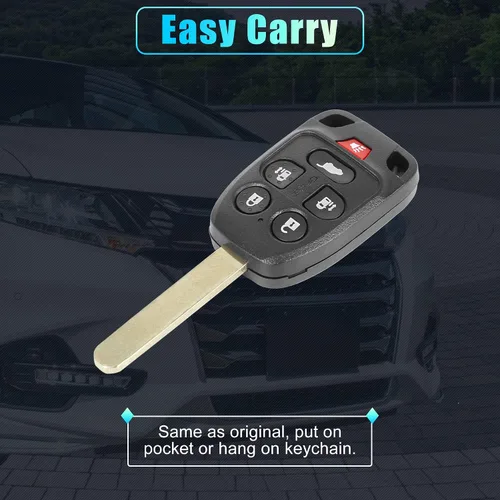 Miniatura 7 de X AUTOHAUX 2 unids 313.8 Mhz N5F-A04TAA reemplazo inteligente de proximidad sin llave llave remoto llavero para Honda Odyssey EXL 2011 2012 2013