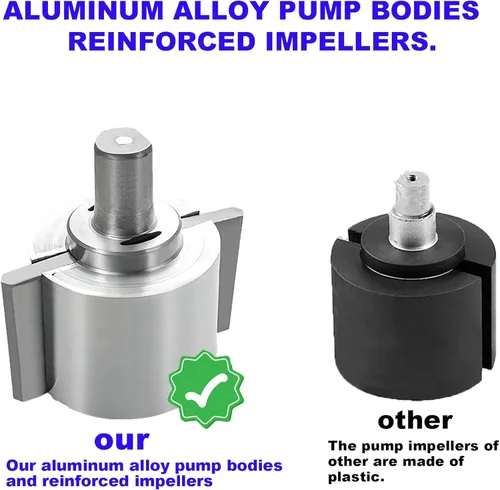Miniatura 6 de Bomba de tambor de 55 galones, bomba de transferencia de aceite manual, paquete de aluminio mejorado, para barril de combustible, no corrosivo