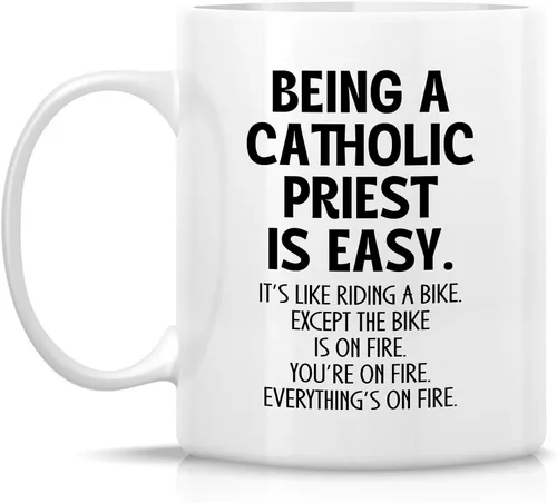 Miniatura 74 de Retreez Taza divertida – This Girl Runs on Coffee + Jesus - Tazas de café de cerámica de 11 onzas – Divertido, sarcasmo, sarcástico, motivacional
