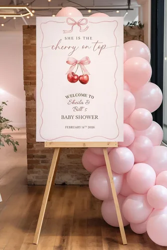 Miniatura 22 de Letrero de bienvenida para baby shower de oso