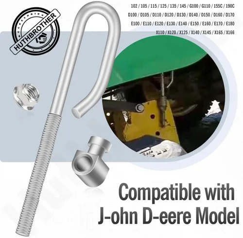 Miniatura 6 de Huthbrother - Juego de 2 - E130 Kit de eslabones de elevación de plataforma GX24864A GX24864B, compatible con John-Deere GX24864 14M7465 GX26085