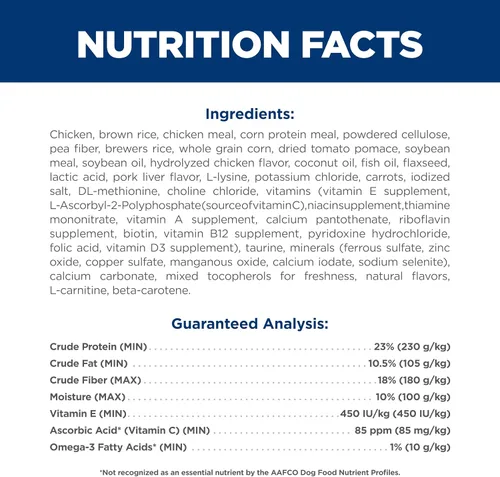 Miniatura 6 de Hill's Science Diet Peso perfecto y apoyo articular, para perros adultos de 1 a 6 años, manejo del peso y apoyo articular, alimento seco
