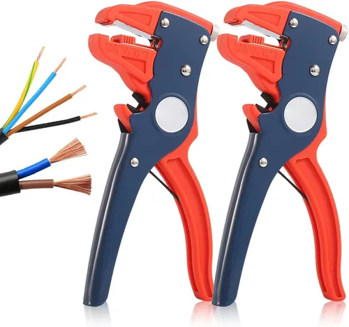 Miniatura 14 de Nuevo pelacables 2024, pelacables autoajustables, pelacables multifuncional crimpeador cortador de cables alicates 2 en 1 pelacables automático