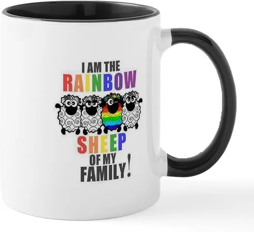 Miniatura 9 de CafePress Jake's Rainbow Shark - Taza de café de cerámica (11 oz)