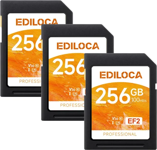Miniatura 20 de Tarjeta SD UHS-I de 64 GB, paquete de 2 tarjetas de memoria UHS-I, almacenamiento rápido, velocidad de lectura/escritura 90/20 MB/s, C10, U1, V10