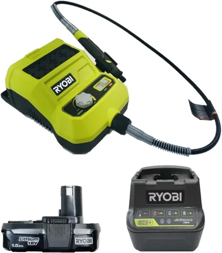 Ryobi Herramienta rotativa inalámbrica ONE+ de 18 voltios con batería y cargador, (sin embalaje al por menor, empaquetado a granel)