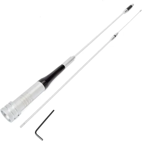 Miniatura 6 de HYS Amateur VHF/UHF antena de radio móvil, 42.7 pulgadas, transceptor FM UHF antena macho para 6.6 ft 27.6 in 144 Mhz/430 Mhz de banda dual portátil