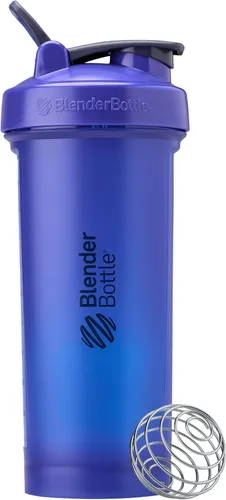 Miniatura 25 de BlenderBottle Classic V2 Botella mezcladora perfecta para batidos de proteínas y preentrenamiento, 28 onzas, color ciruela