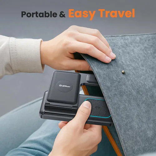 Miniatura 7 de DUMTERR Estación de carga 3 en 1 para Apple, cargador inalámbrico plegable para iPhone 17 16 15 14 13 12 11 Pro Max, estación de carga inalámbrica