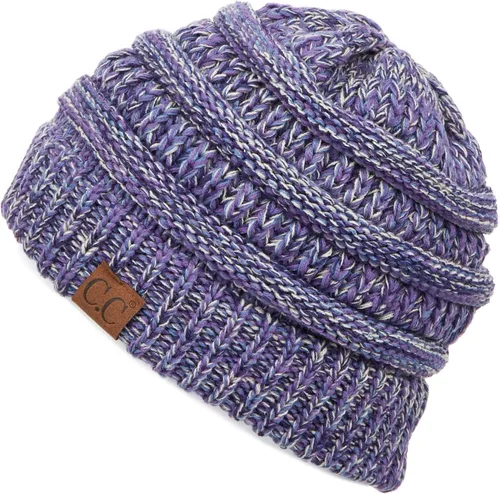 Miniatura 246 de C.C Trendy Warm Chunky Soft Stretch Cable Knit Beanie