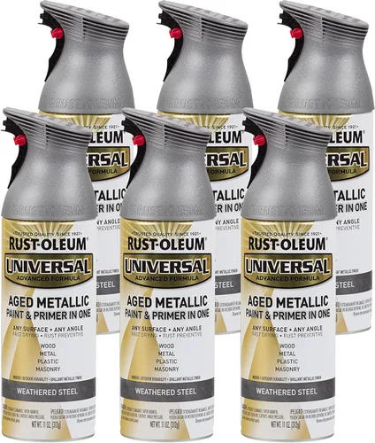 Miniatura 79 de Rust-Oleum 301537 - Pintura en aerosol metálica aperlada universal para todas las superficies, 11 onzas, rosa champán (Champagne Pink), paquete de 2