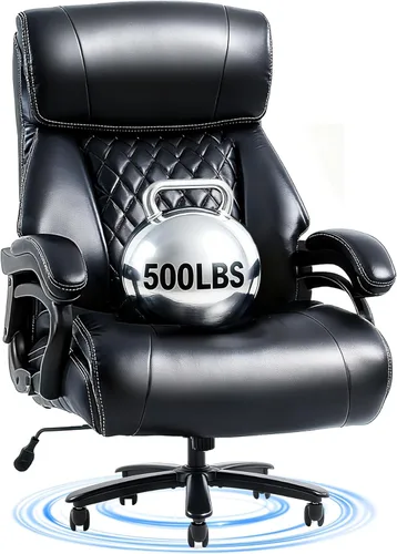 Miniatura 16 de FLEXISPOT Silla de oficina grande y alta con asiento convertible de hasta 44 pulgadas, de gran tamaño para adultos y mascotas, silla de computadora
