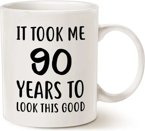 Miniatura 3 de MAUAG Divertida taza de café de cumpleaños, con texto en inglés "It Took Me 30 Years to Look This Good", el mejor regalo de 30 cumpleaños