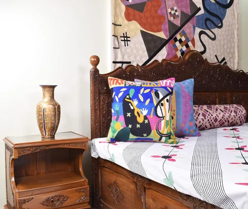 Miniatura 2 de Matisse Funda de almohada decorativa – Cojín moderno para silla Almohadas modernas de granja Almohada de flores para exteriores Cojines