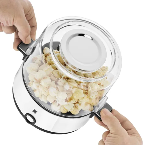 Miniatura 16 de WMF KITCHENminis - Máquina de palomitas de maíz para hacer palomitas de maíz, compacta, gran capacidad (2.2 litros), fácil operación, tapa
