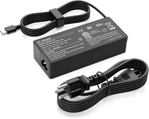 Miniatura 9 de SiKER Cargador USB C Chromebook de 45 W compatible con HP Chromebook x360 14 11 G5 G6 G8 EE 14-ca051wm, Lenovo ThinkPad T480 c330 100e 300e, Dell