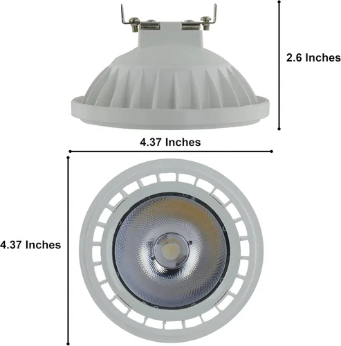 Miniatura 6 de Satco S12247 AR111 Bombilla LED reflectora, 12W, haz de 36 grados