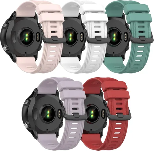 Miniatura 9 de Correa para Garmin Forerunner 955, banda de repuesto de silicona suave para Garmin Forerunner 955 Solar