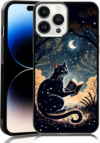 Miniatura 69 de Elegante funda de teléfono con diseño de gato Marie compatible con iPhone 11, funda de encaje dorado para iPhone, a prueba de golpes, rosa fucsia